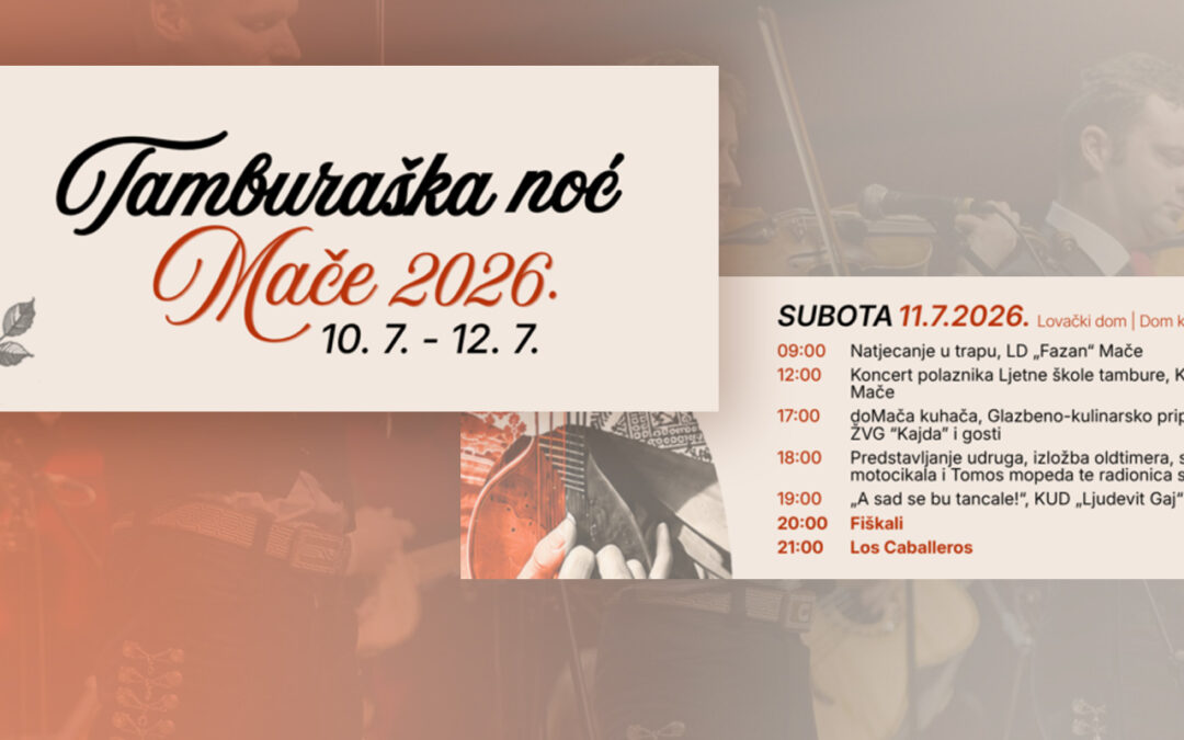 Tamburaška noć – Mače 2026